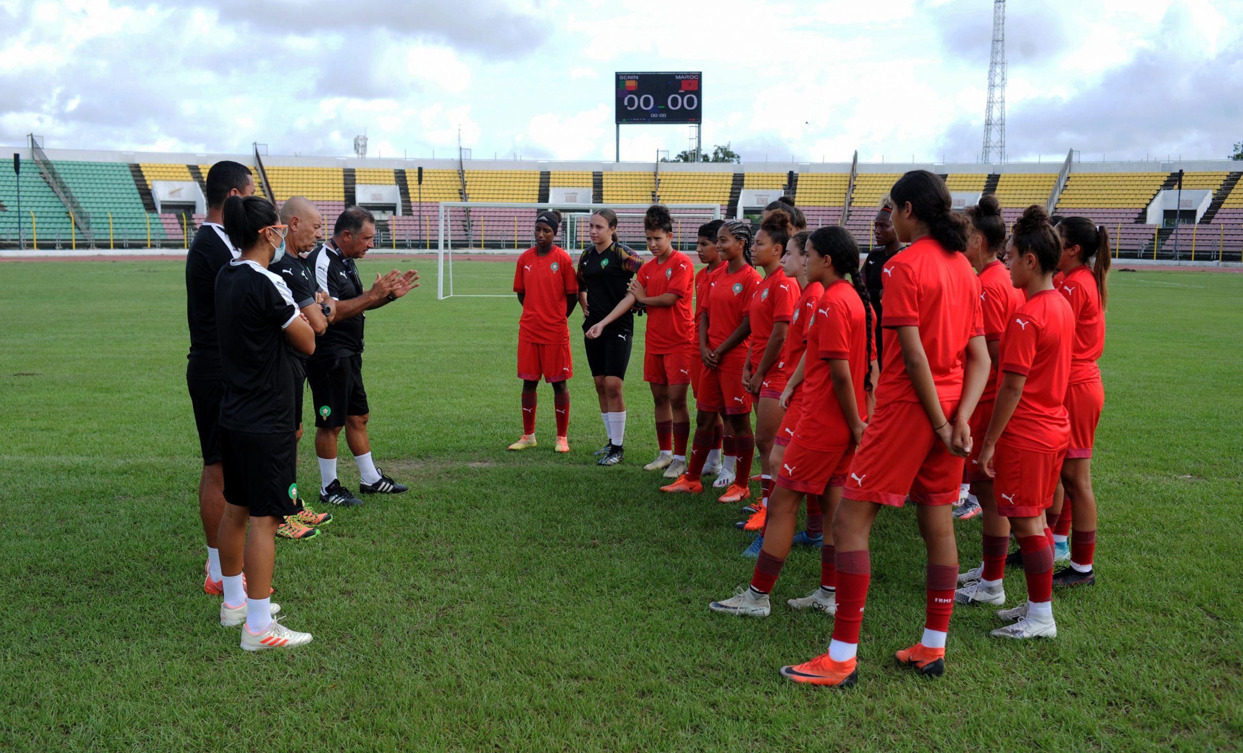 المنتخب الوطني لكرة القدم النسوية لأقل من 20 سنة يخوض آخر حصة تدريبية قبل لقاء البنين