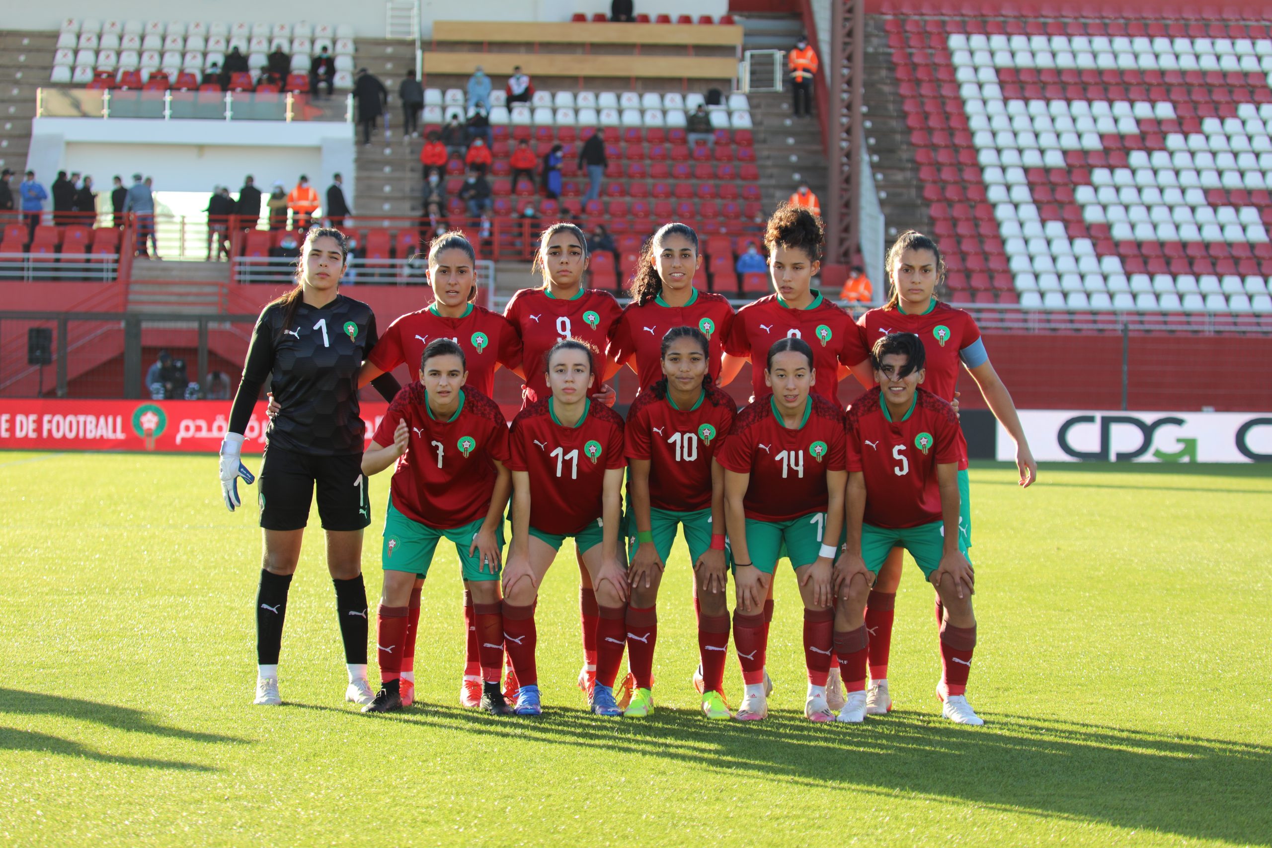 المنتخب الوطني النسوي لأقل من 20 سنة يواجه السنغال في تصفيات كأس العالم
