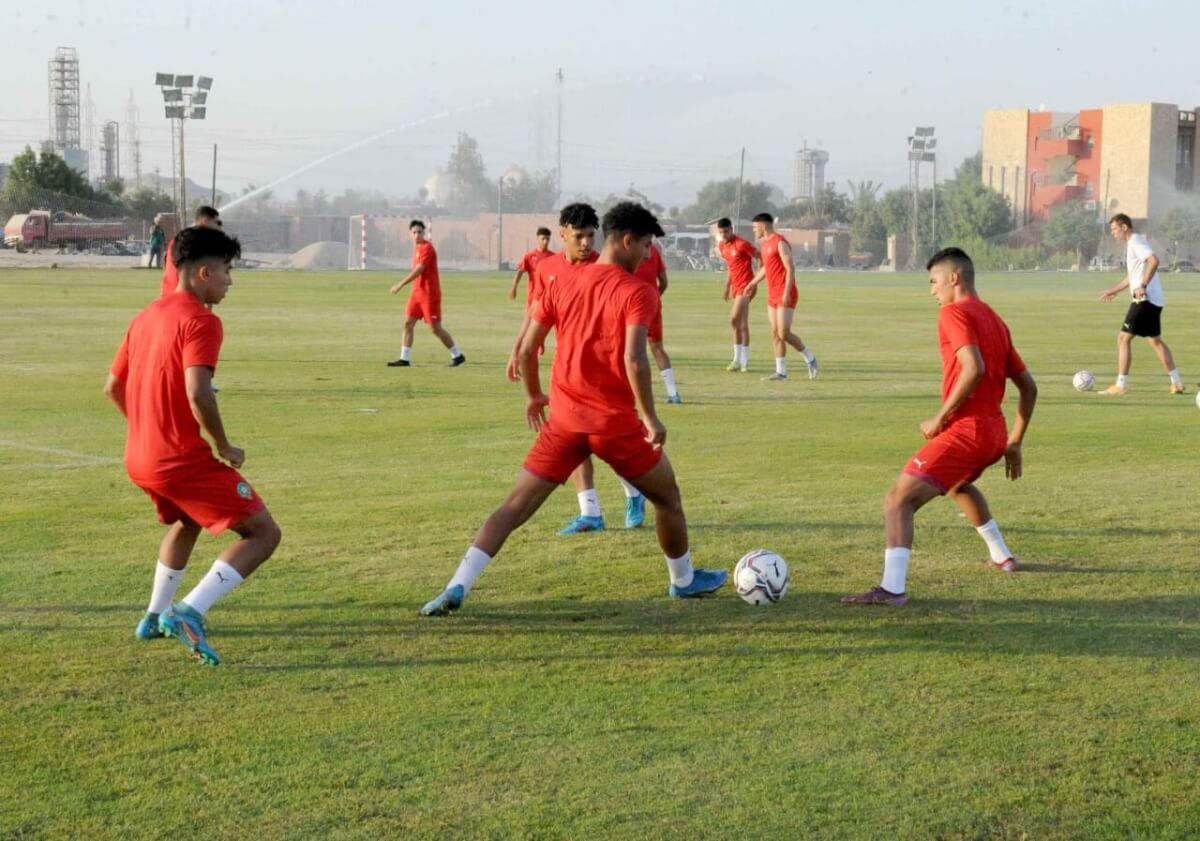 المنتخب الوطني لاقل من20 سنة يخوض أول حصة تدريبية بمصر