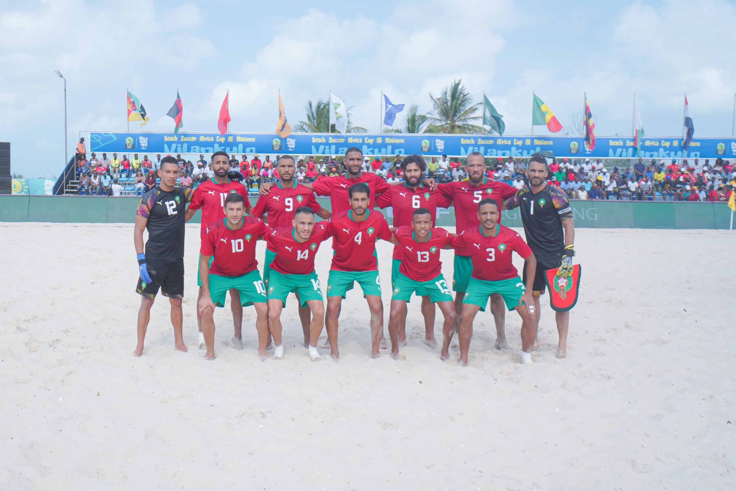 تشكيلة المنتخب الوطني لكرة القدم الشاطئية أمام الموزمبيق
