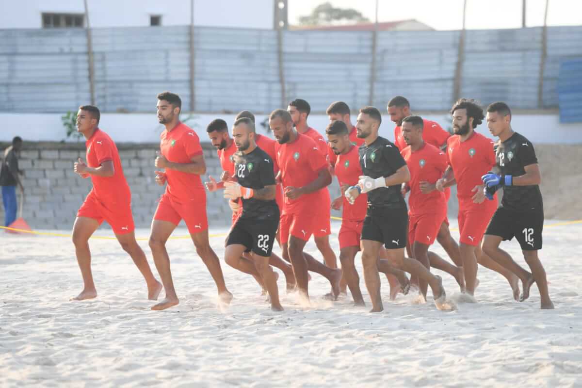 المنتخب الوطني لكرة القدم الشاطئية يستعد لكأس افريقيا