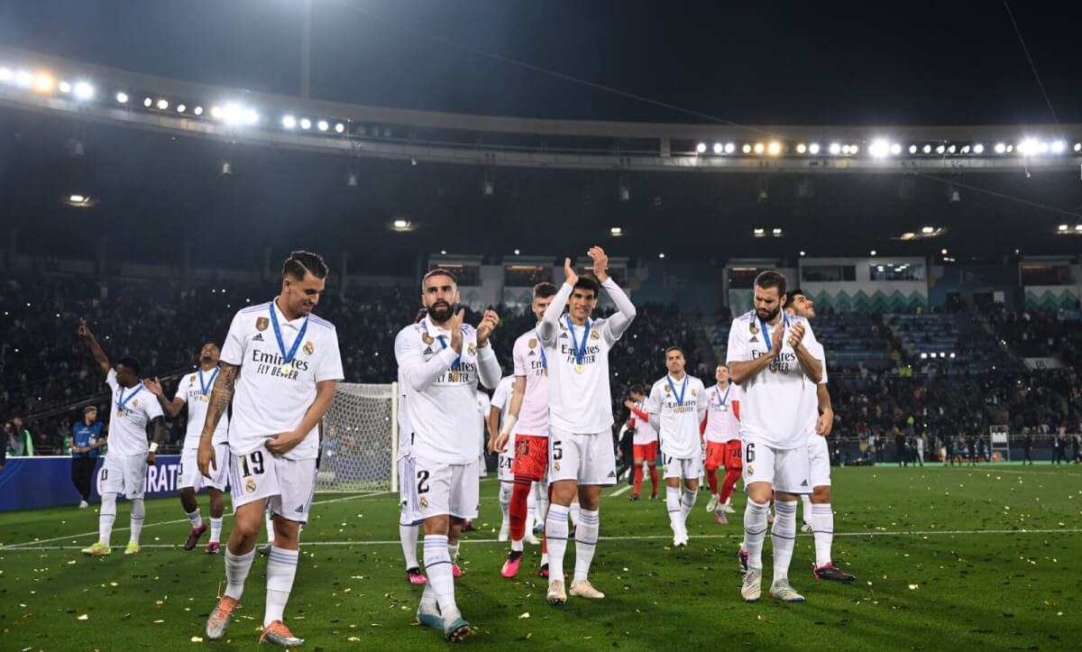 فريق ريال مدريد الاسباني يفوز بكأس العالم للأندية بالمغرب